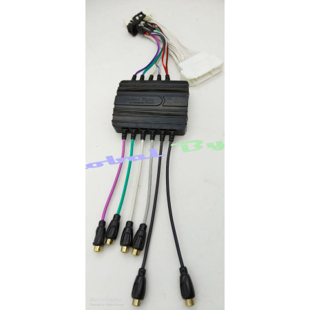 Global Byte PreAmplifier Converter 6 Channel Suitable for Toyota Fortuner Legender | PAM/6-TO/FNR-LGD